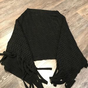 Black poncho
